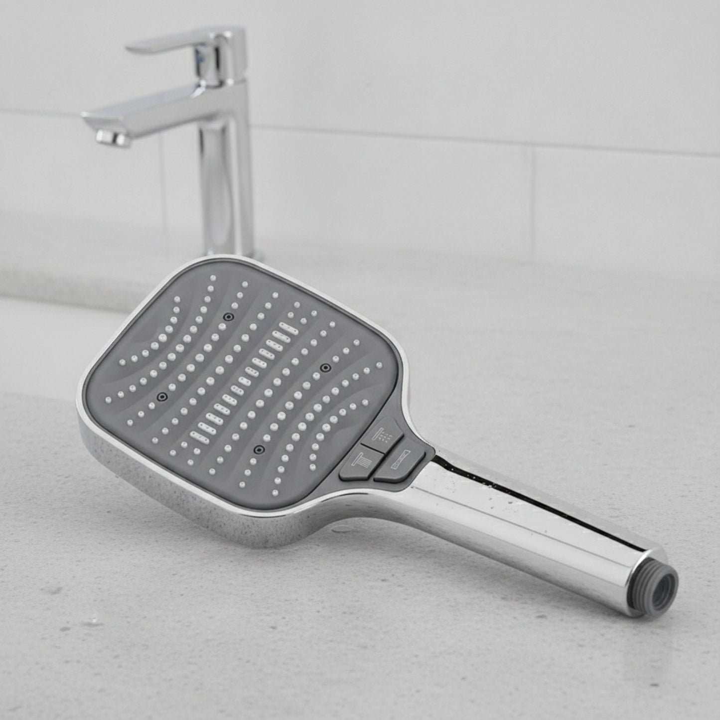 Pommeau de Douche Haute Pression Réglable 8 Modes - Économie d'Eau & Grand Débit