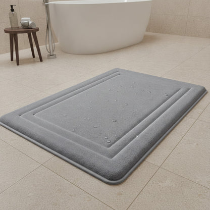 Tapis de Bain Antidérapant Doux et Absorbant - Séchage Rapide