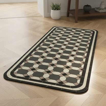 Tapis de Sol Lavable Anti-Saleté pour Entrée et Cuisine - Décoration Intérieure Durable
