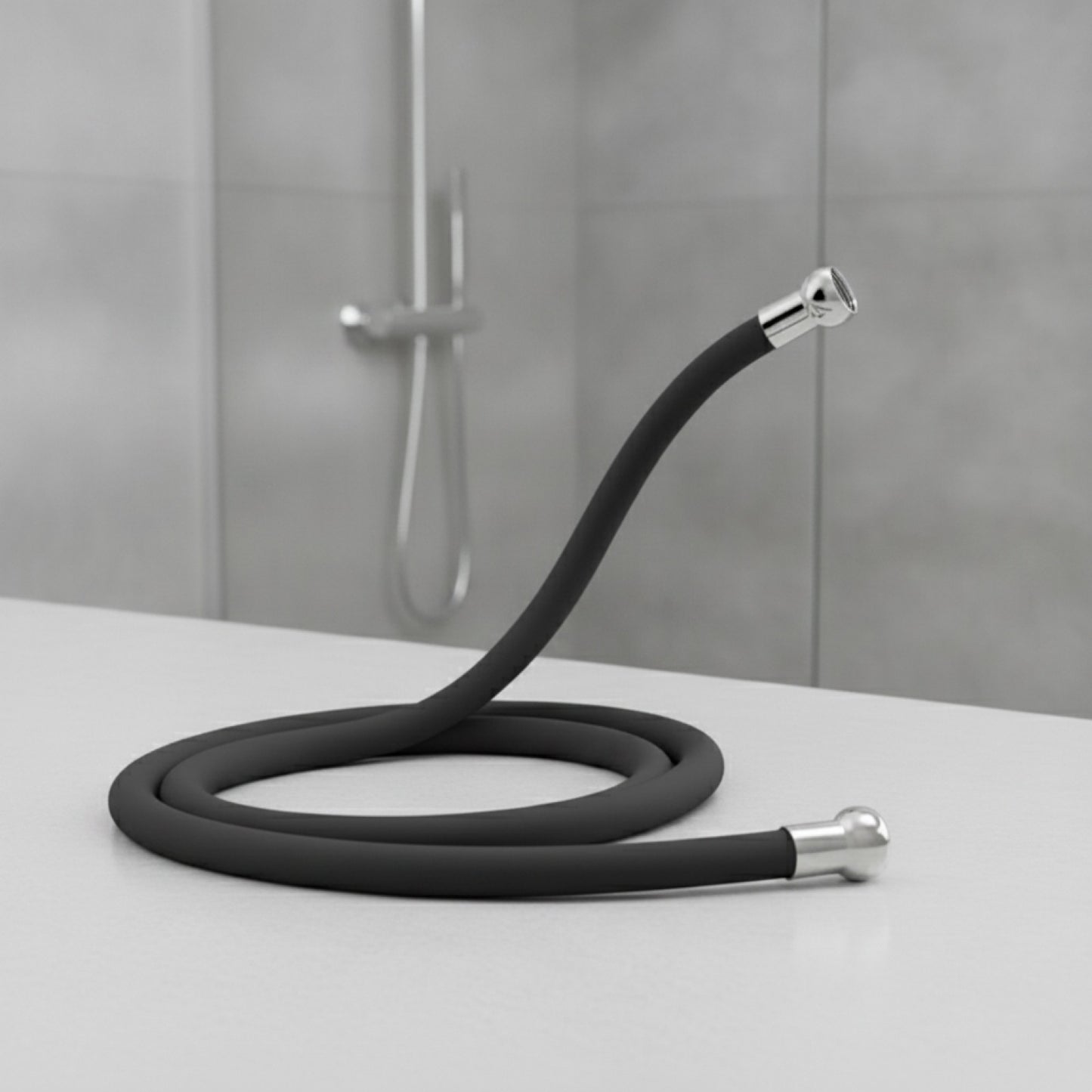 Tuyau de Douche Flexible en Silicone Anti-Torsion - 1.5M, 2M, 3M