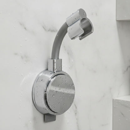 Support Pommeau Douche Universel à Ventouse Puissante - Réglable 360° Sans Percage