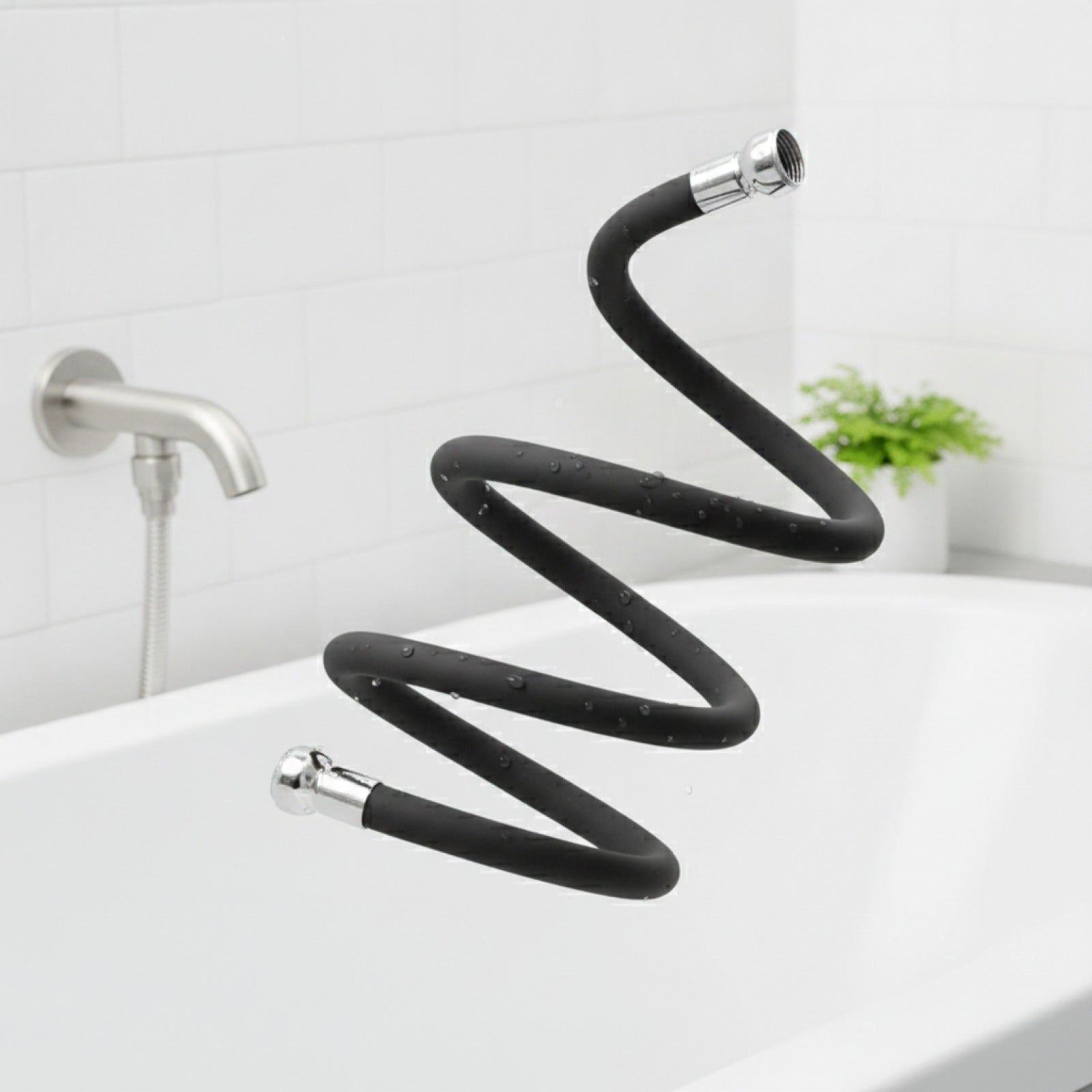 Tuyau de Douche Flexible en Silicone Anti-Torsion - 1.5M, 2M, 3M