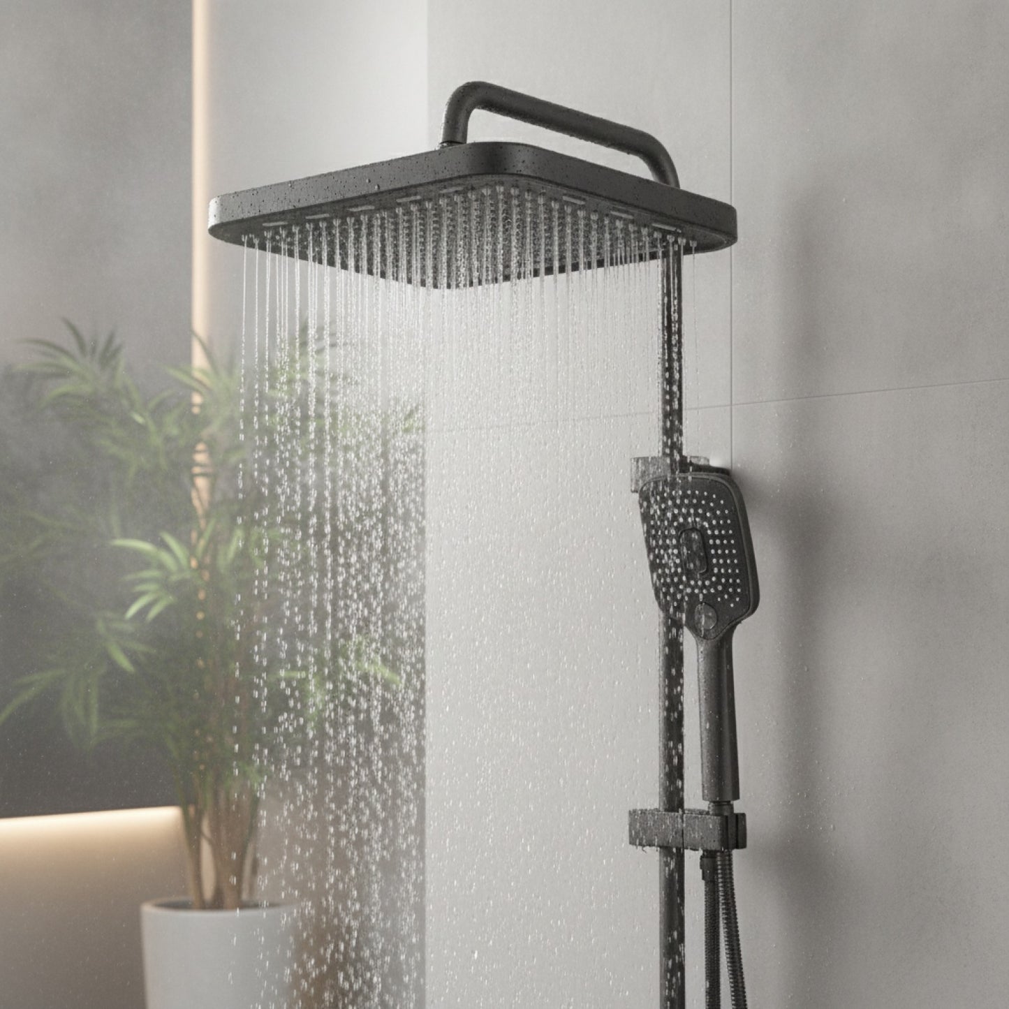 Douche de Pluie XXL 36cm Haute Pression - Grand Panneau 14 Pouces pour un Débit Puissant