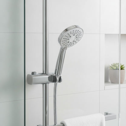 Support de Douche Universel Réglable pour Barre Coulissante - Accessoire Salle de Bain