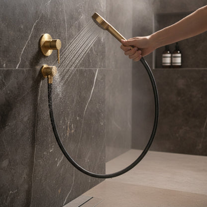 Tuyau de Douche Flexible Inox 1.5m, 2m, 3m - Raccords Cuivre, Anti-Explosion