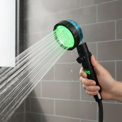 Pommeau douche LED haute pression