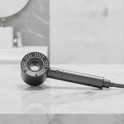 Pommeau de Douche Haute Pression Réglable 5 Modes avec Filtre et Arrêt à une Touche