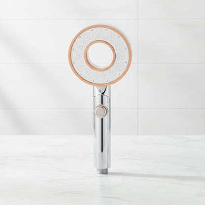 Pommeau de Douche Haute Pression 3 Modes avec Arrêt à une Touche - Économie d'Eau