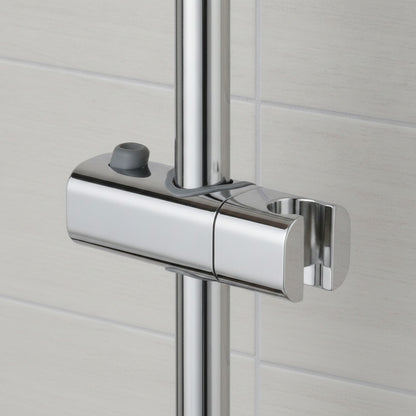Support de Douche Universel Réglable pour Barre Coulissante - Accessoire Salle de Bain