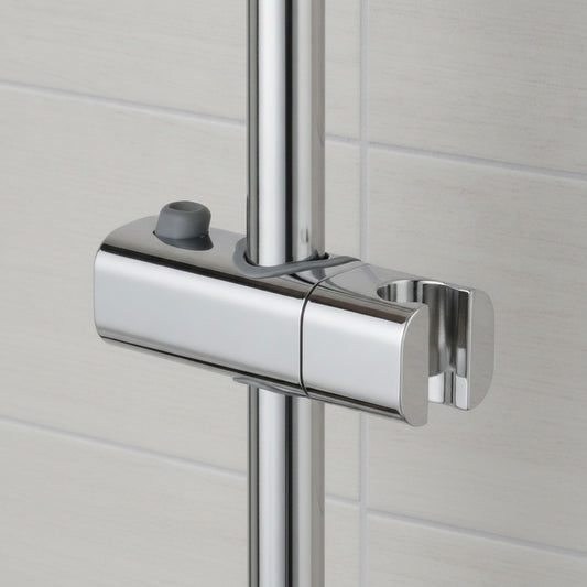Support de Douche Universel Réglable pour Barre Coulissante - Accessoire Salle de Bain