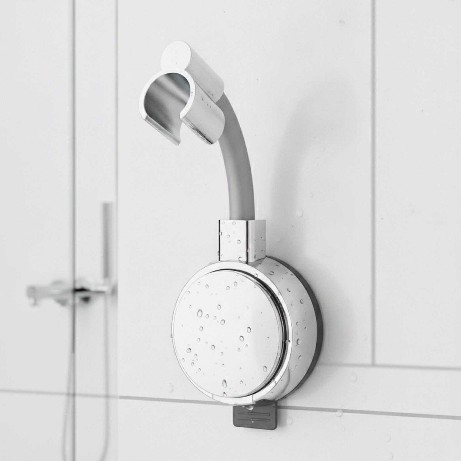 Support Pommeau Douche Universel à Ventouse Puissante - Réglable 360° Sans Percage