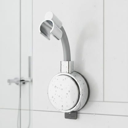 Support Pommeau Douche Universel à Ventouse Puissante - Réglable 360° Sans Percage