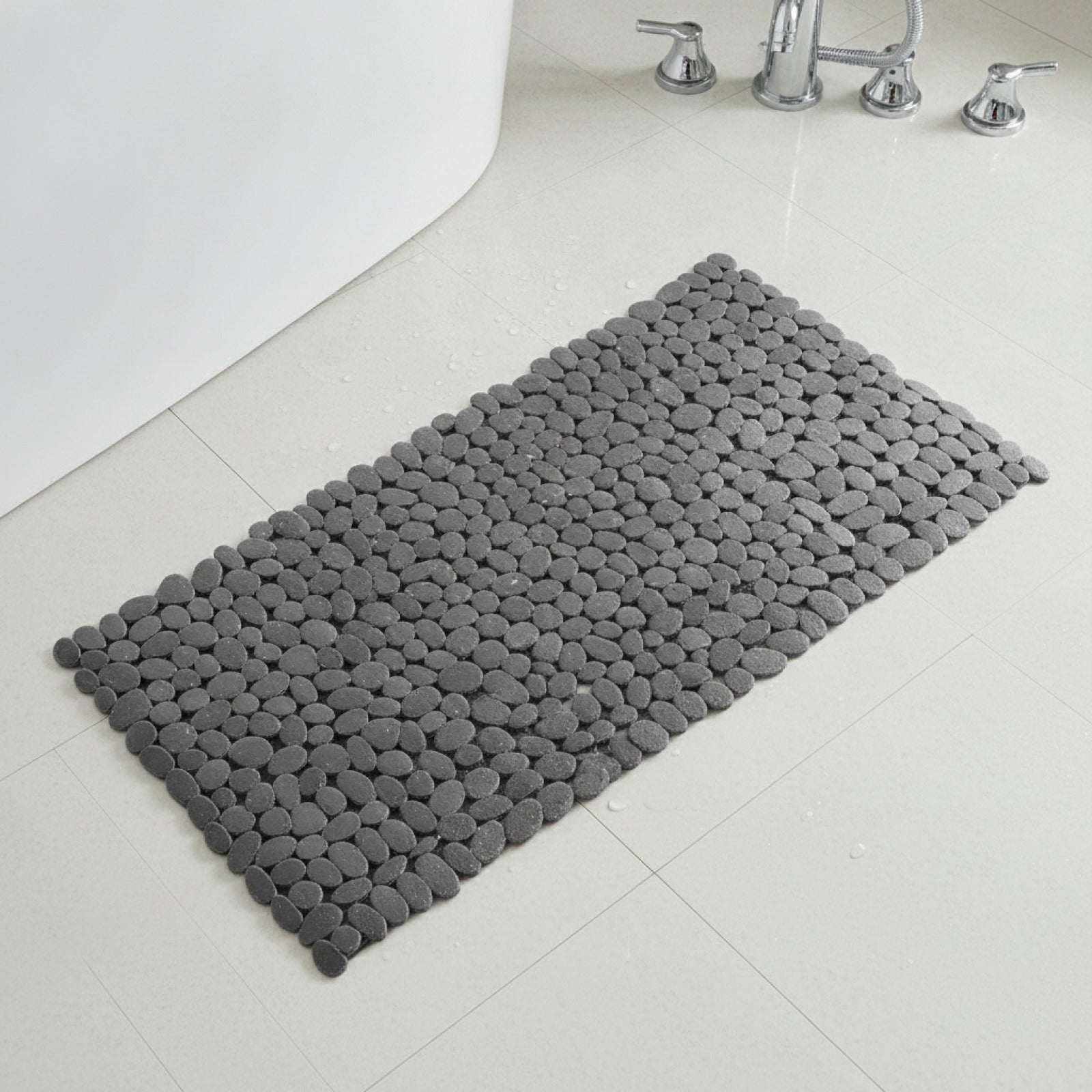 Tapis de Baignoire Antidérapant en PVC avec Ventouses - Sécurité et Confort pour votre Salle de Bain