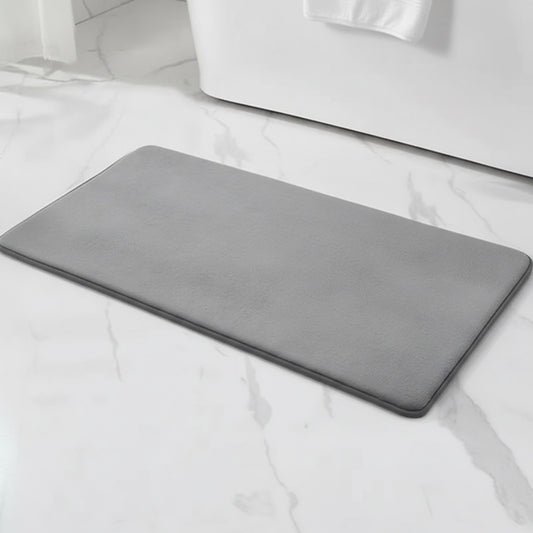 Tapis de Bain Doux et Absorbant en Mousse à Mémoire de Forme - Antidérapant pour Salle de Bain