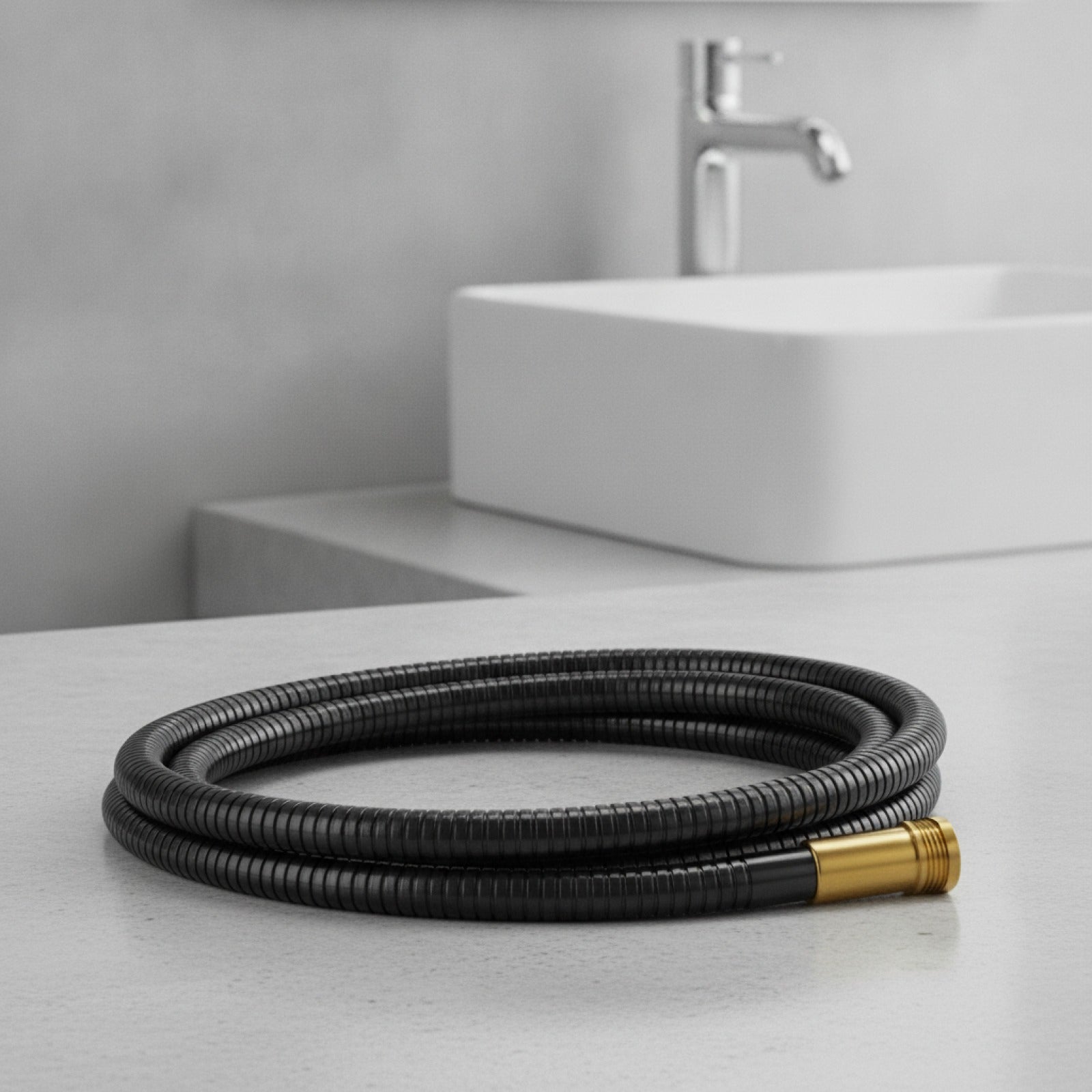 Tuyau de Douche Flexible Inox 1.5m, 2m, 3m - Raccords Cuivre, Anti-Explosion