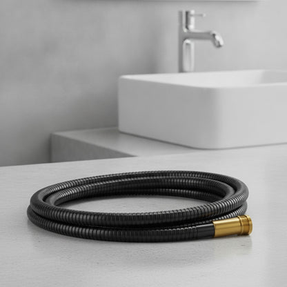 Tuyau de Douche Flexible Inox 1.5m, 2m, 3m - Raccords Cuivre, Anti-Explosion