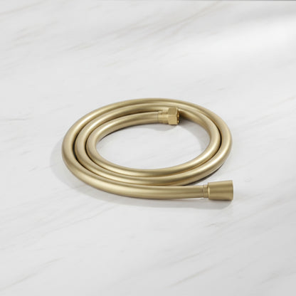 Tuyau de Douche Flexible PVC 1.5M - Argent, Noir, Doré