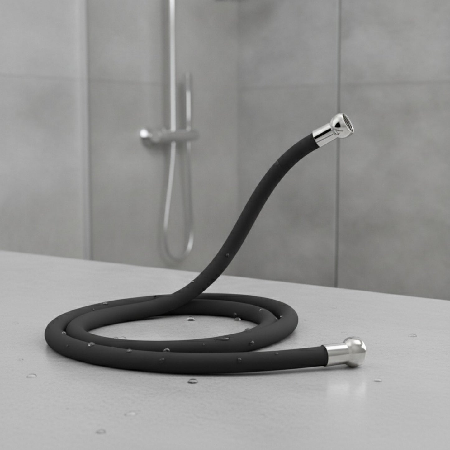 Tuyau de Douche Flexible en Silicone Anti-Torsion - 1.5M, 2M, 3M